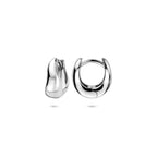 klapoorringen 12 mm zilver gerhodineerd