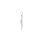 hanger letter zilver gerhodineerd