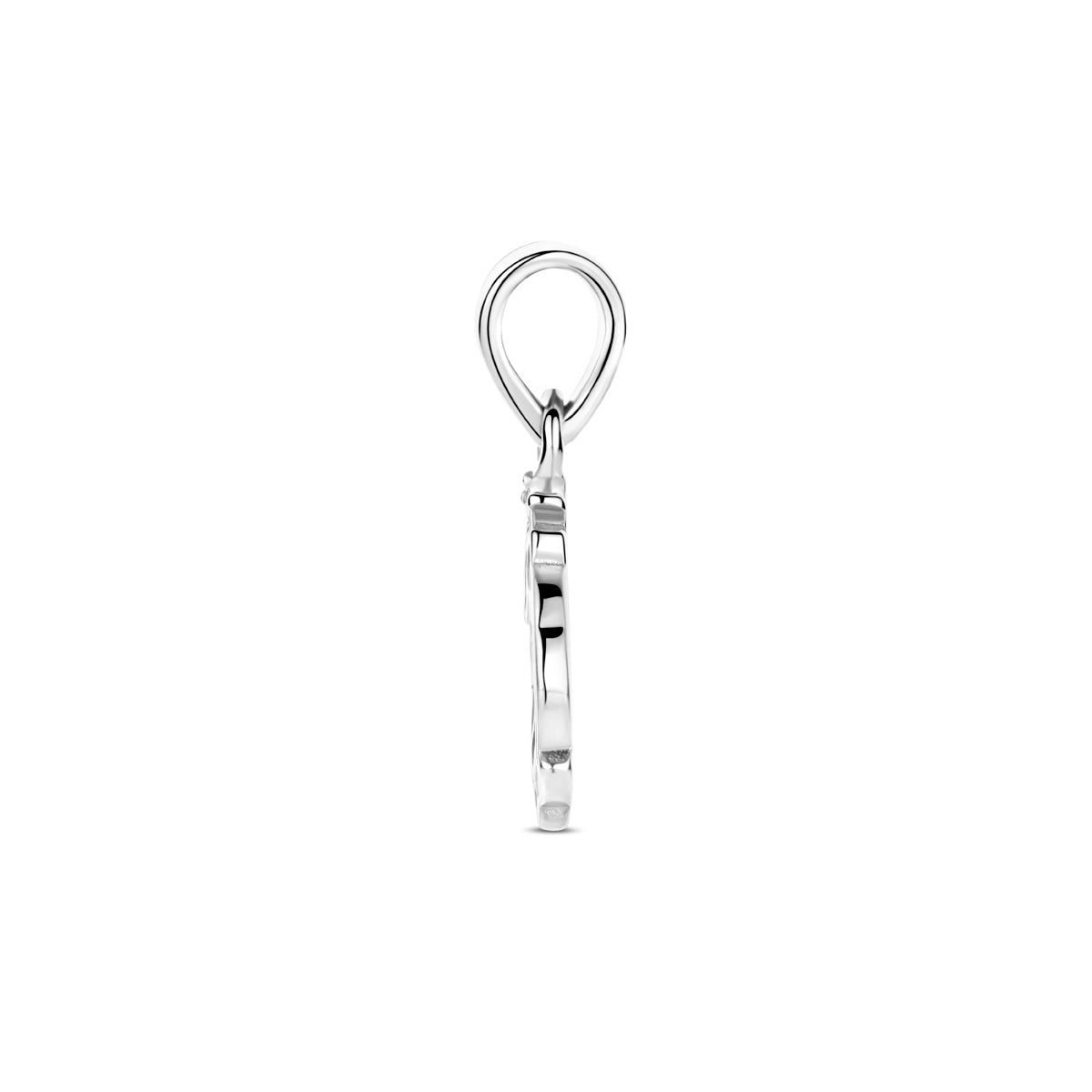 Anhänger Emaille Einhorn 16 mm rhodiniert