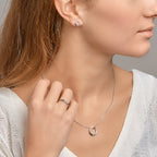 Ring Zirkonia Poly/Silber matt rhodiniert