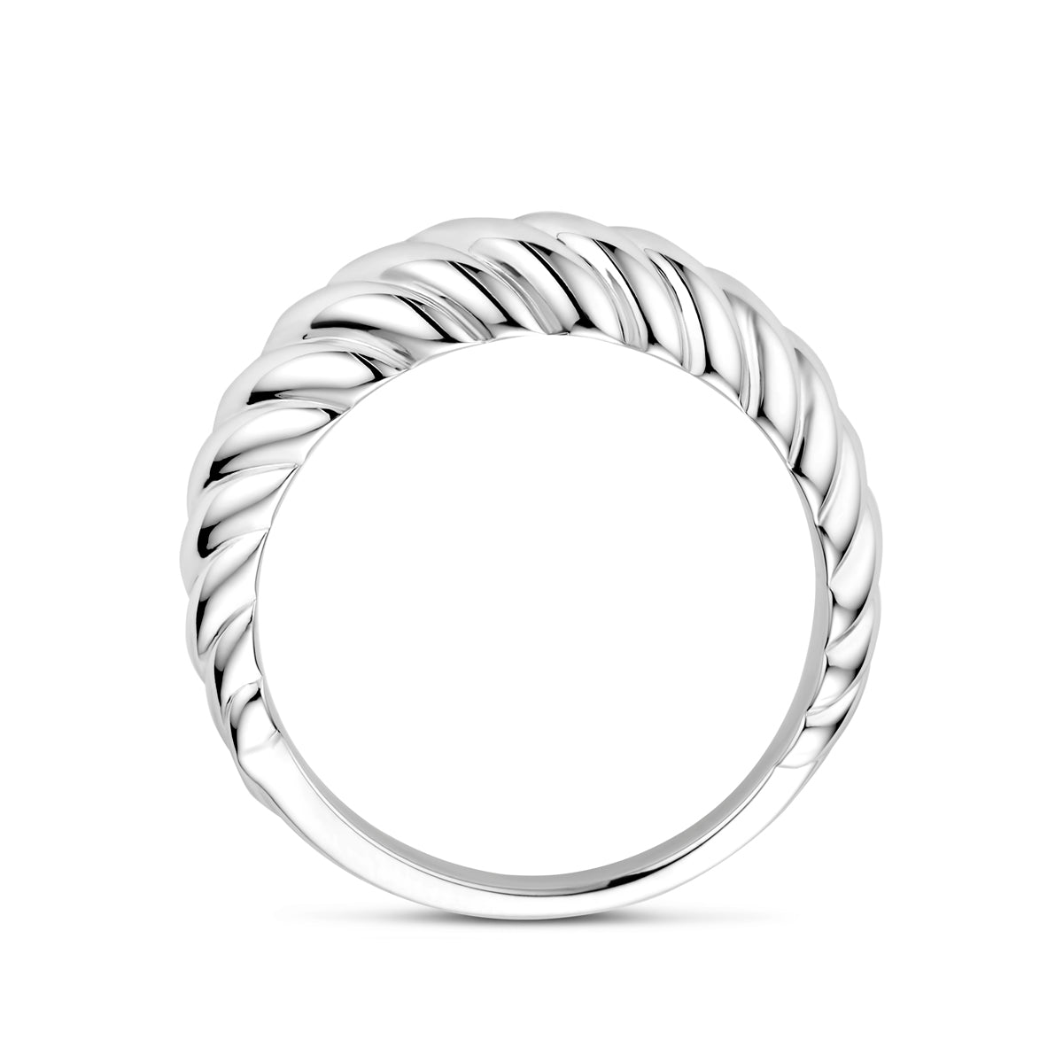 ring balloon zilver gerhodineerd