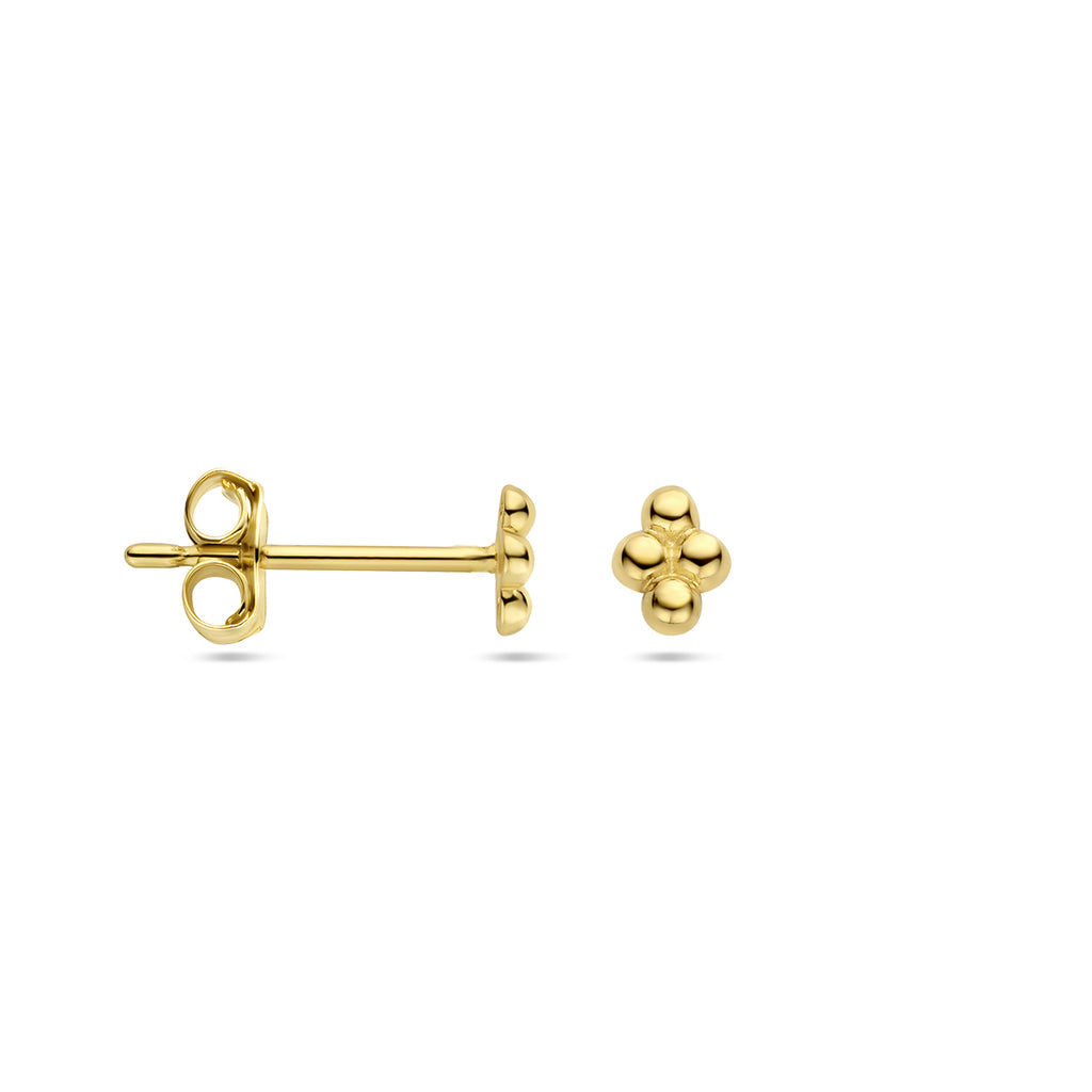 Ohrstecker Perlen 14K Gelbgold