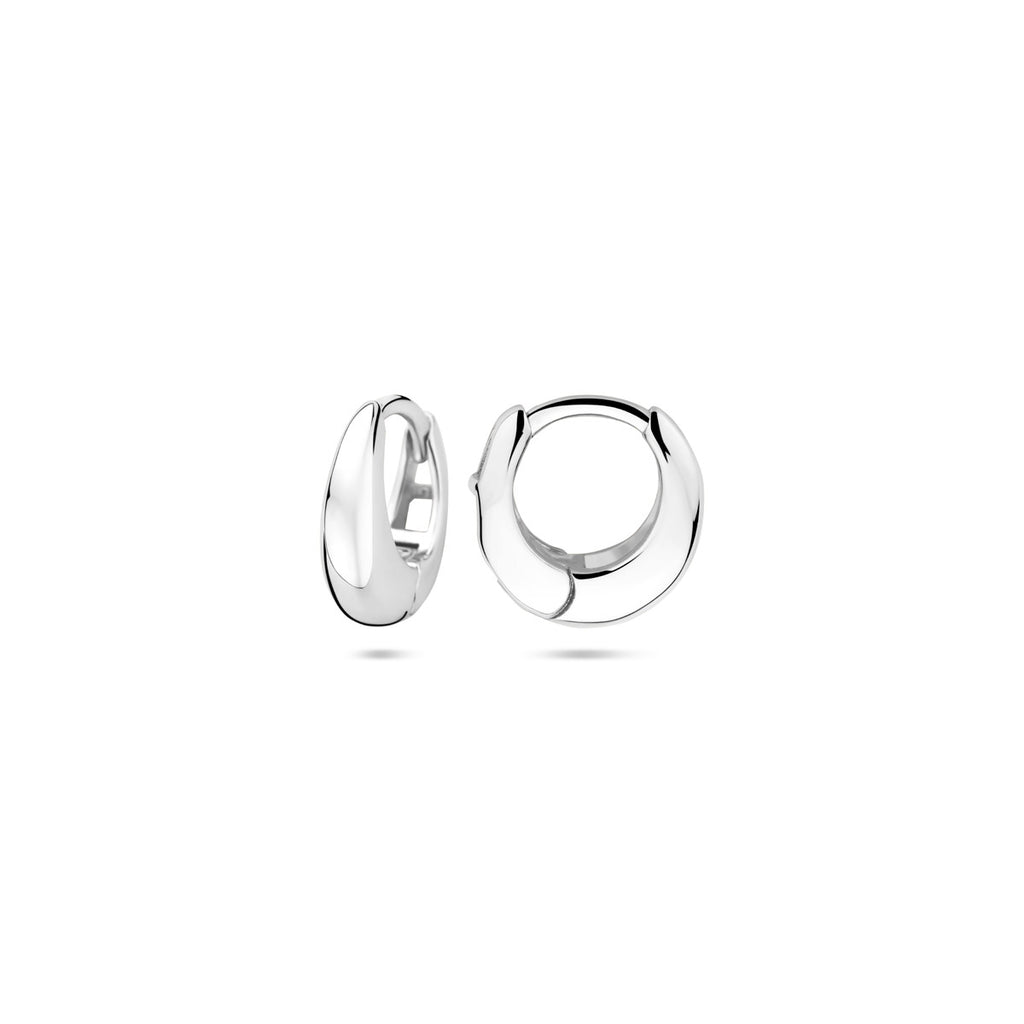 klapoorringen 11,5 mm zilver gerhodineerd