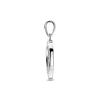 hanger zirkonia 23 mm zilver gerhodineerd