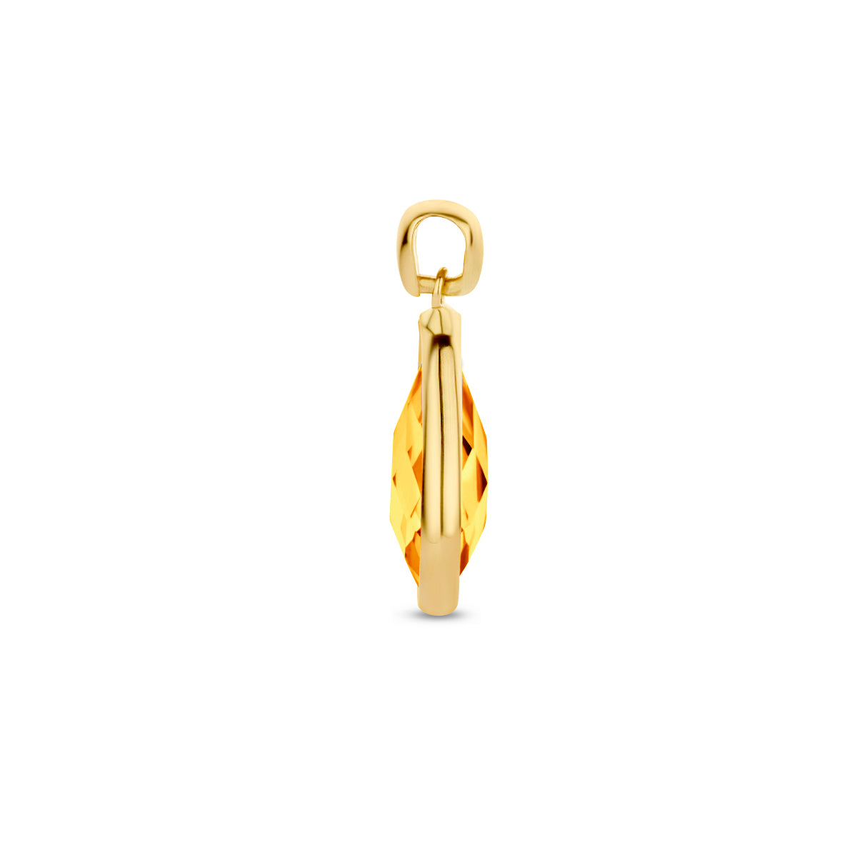 hanger citrien 14K geelgoud