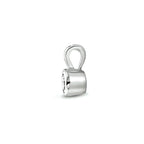 hanger zirkonia 11 mm zilver gerhodineerd