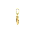 hanger hartje 16 mm 14K geelgoud