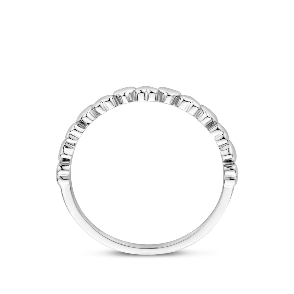 Ring Herzen Silber rhodiniert