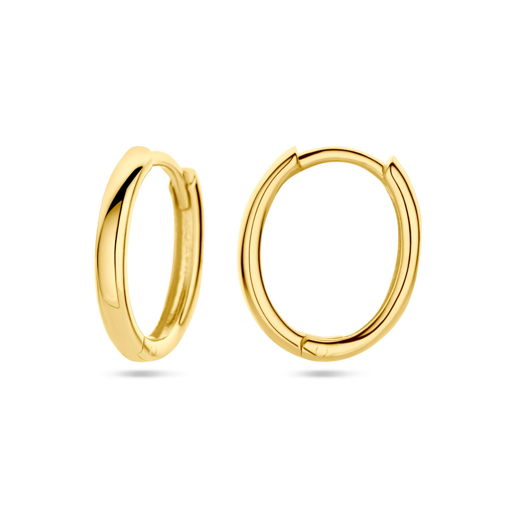 klapoorringen 14K geelgoud