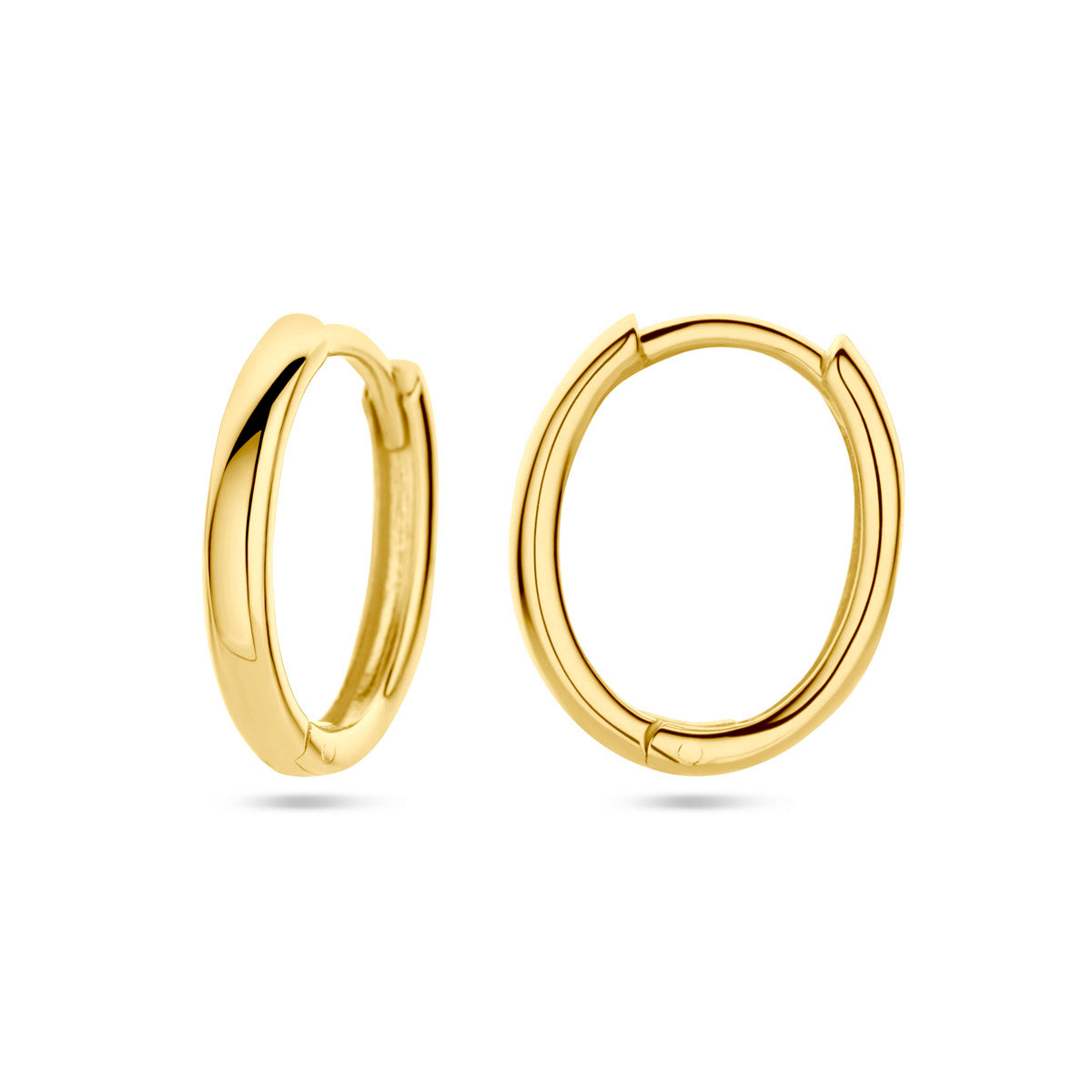 klapoorringen 14K geelgoud