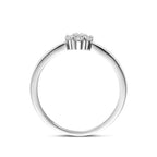 Ring Zirkonia Silber rhodiniert