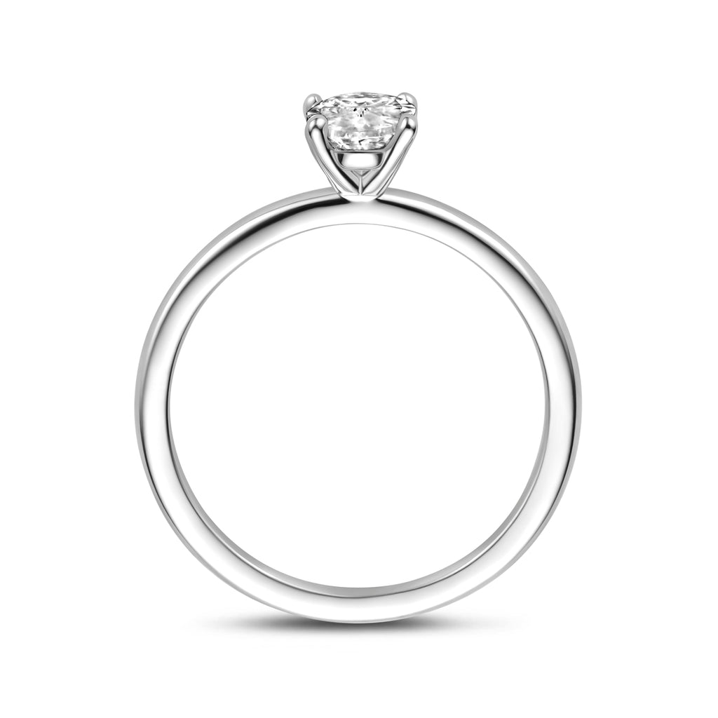 Ring Zirkonia Silber rhodiniert