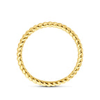 ring gedraaid 14K geelgoud