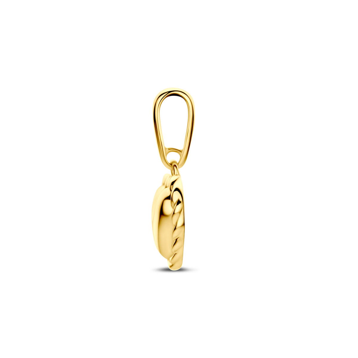 hanger hartje 7 mm 14K geelgoud