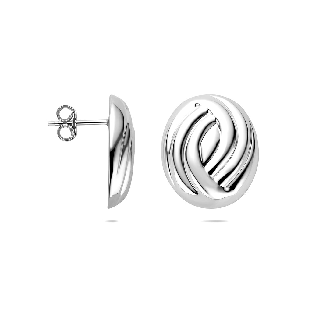 Ohrstecker 20,5 mm Silber rhodiniert