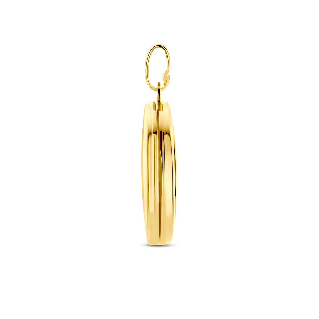 medaillon 14K geelgoud - ovaal