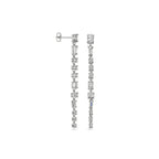 oorhangers zirkonia zilver gerhodineerd