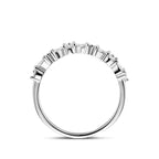 ring zirkonia zilver gerhodineerd