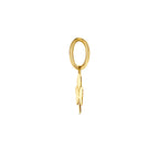 hanger klaver 7 mm 14K geelgoud