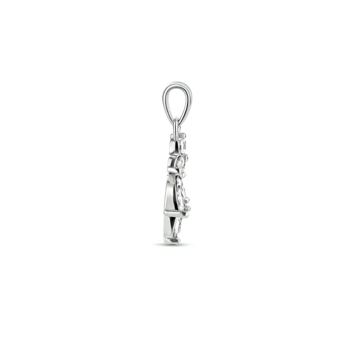 hanger zirkonia zilver gerhodineerd