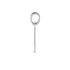 Bruchplatte Puzzle 16 mm rhodiniert Silber