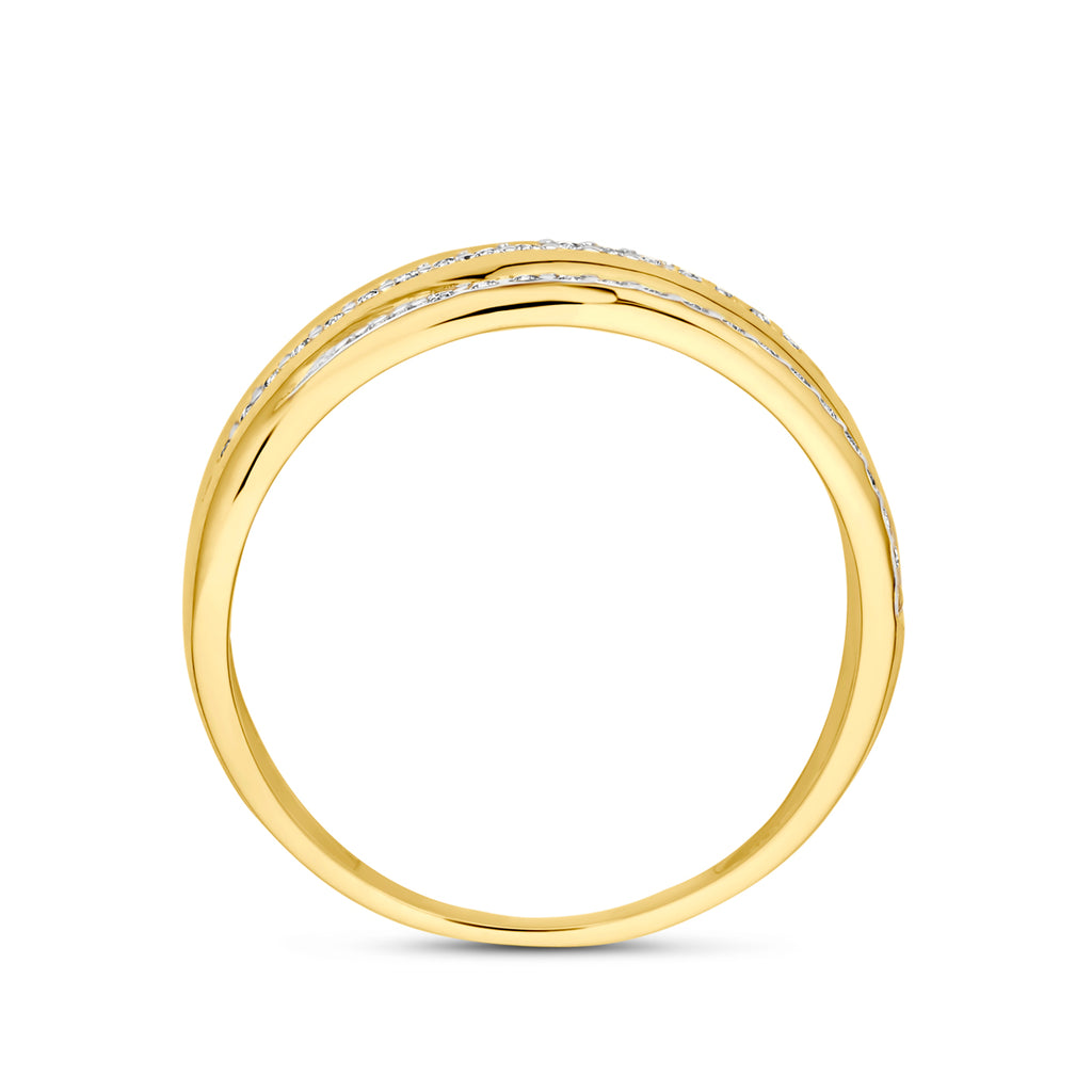 9K Ring Zirkonia 9K Gelb