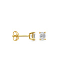 oorknoppen lab grown diamant 0.50ct (2x 0.25ct) h si 4,5 mm 14K geelgoud