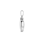 urnhanger hartje 17 mm zilver gerhodineerd