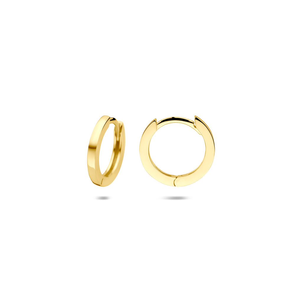 9k Klappcreolen 11,5 mm 9K Gelb