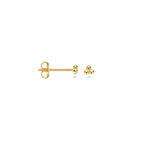 Ohrstecker Kügelchen 2,5 mm 14K Gelbgold