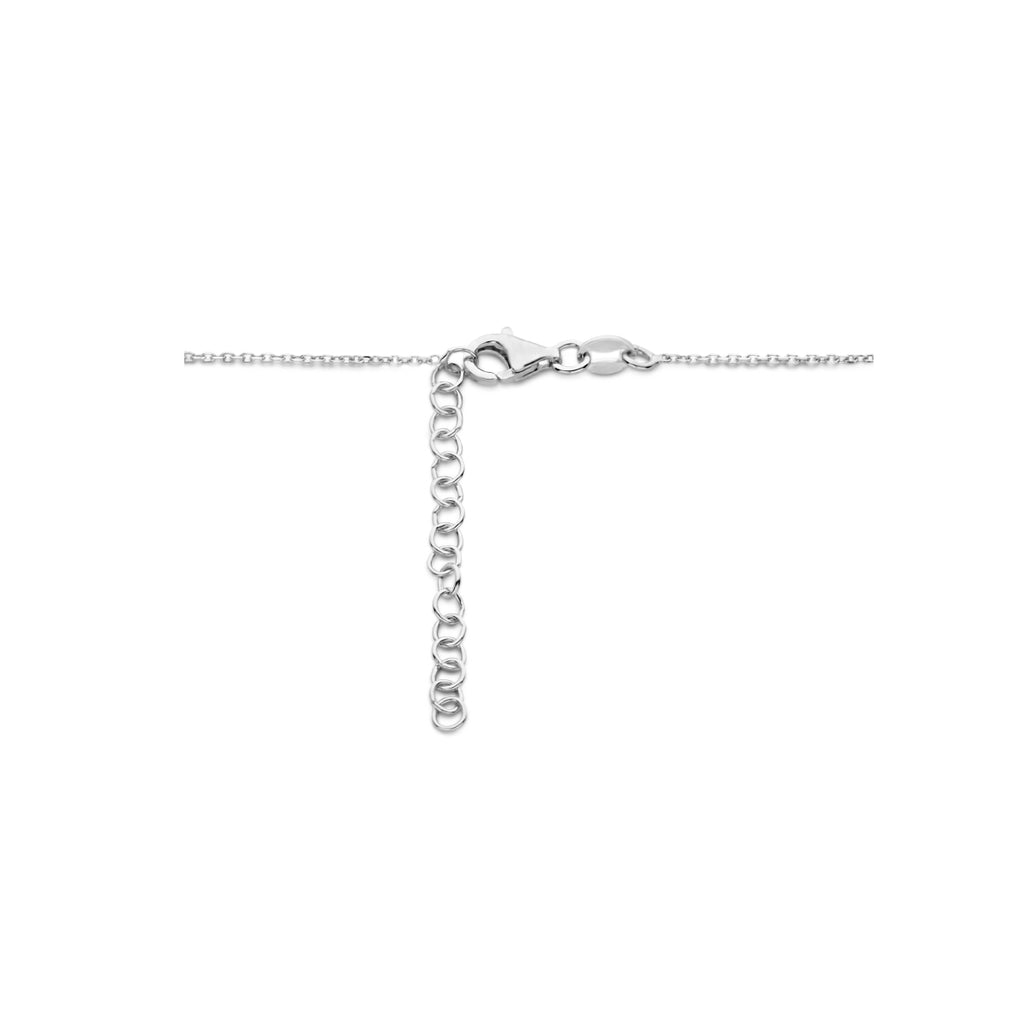 collier handje van fatima 40 + 4 cm zilver gerhodineerd