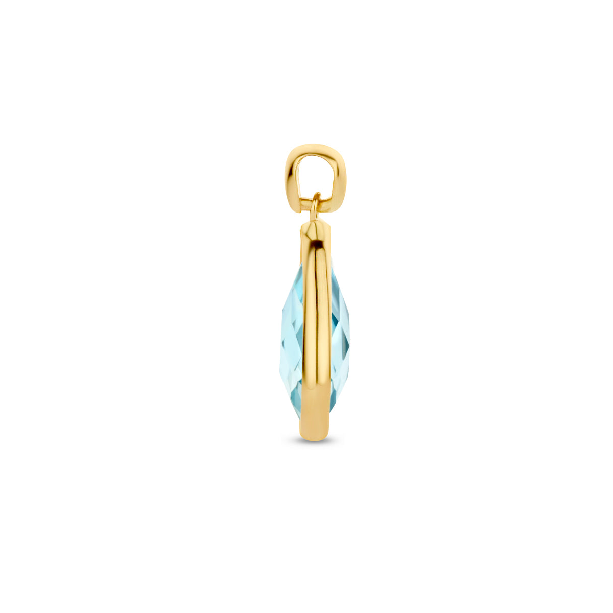 Anhänger Blautopas 14K Gelbgold