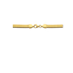 Halskette Schlange flach 6,3 mm 42 cm ionenplattierter Edelstahl