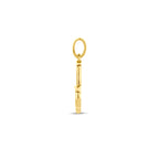 hanger vlinder 14K geelgoud