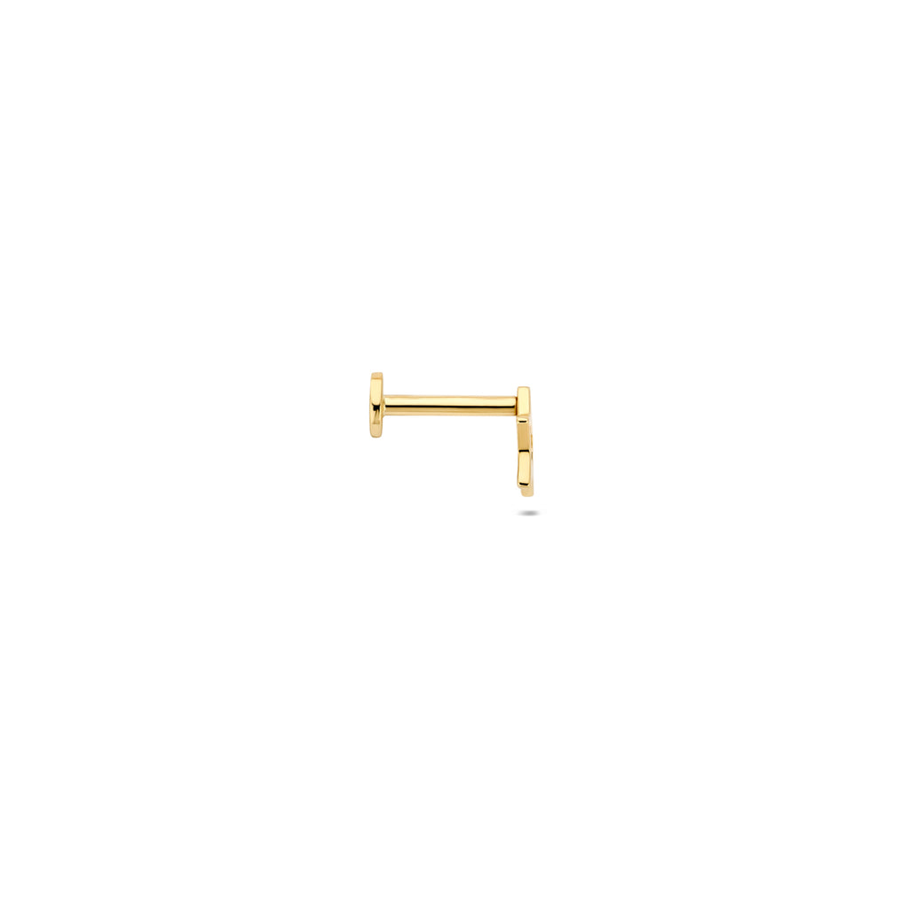Flat Back Piercing Stern 5 mm 14K Gelbgold