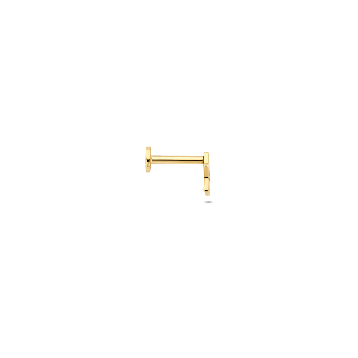 Flat Back Piercing Stern 5 mm 14K Gelbgold