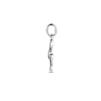 hanger muzieknoot zilver gerhodineerd