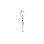 hanger hart zirkonia zilver gerhodineerd