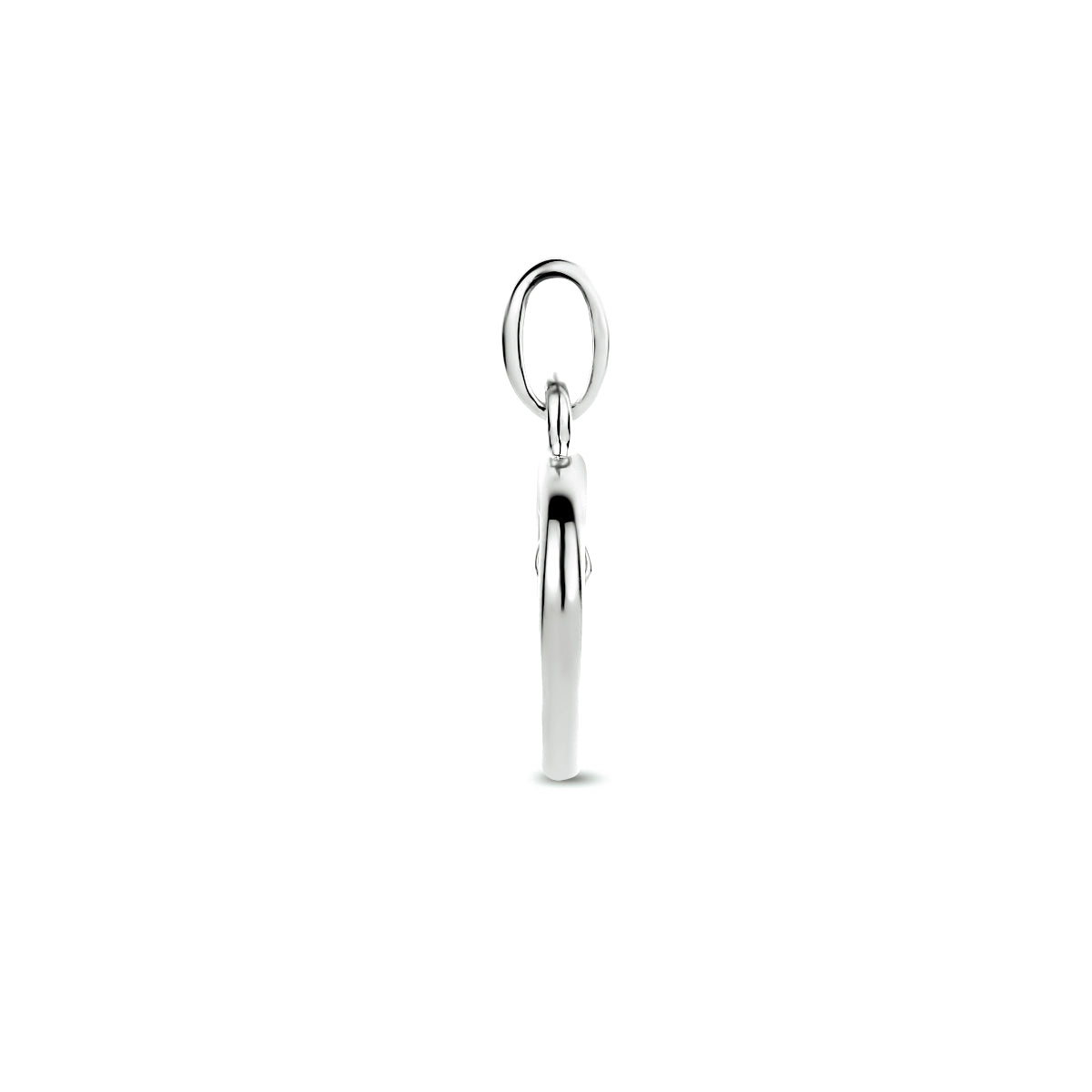 hanger hart zirkonia zilver gerhodineerd