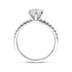 ring zirkonia zilver gerhodineerd