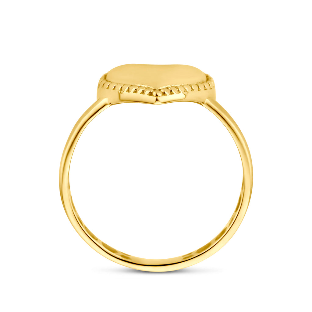 Ring Herz 14K Gelbgold