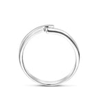 Ring Zirkonia Silber rhodiniert