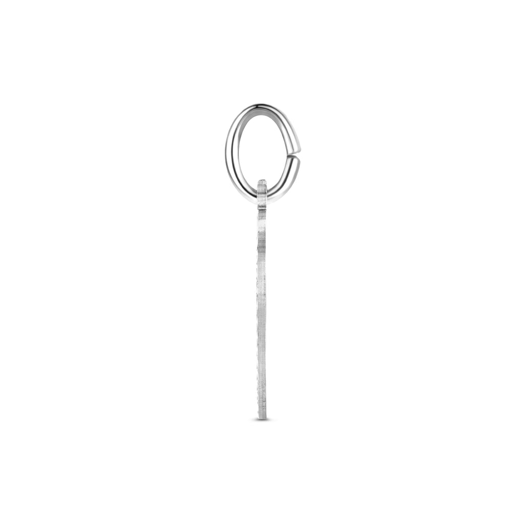 graveerhanger hartje 19 mm zilver gerhodineerd