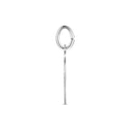 graveerhanger hartje 19 mm zilver gerhodineerd