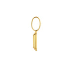 graveerhanger 8 mm 14K geelgoud