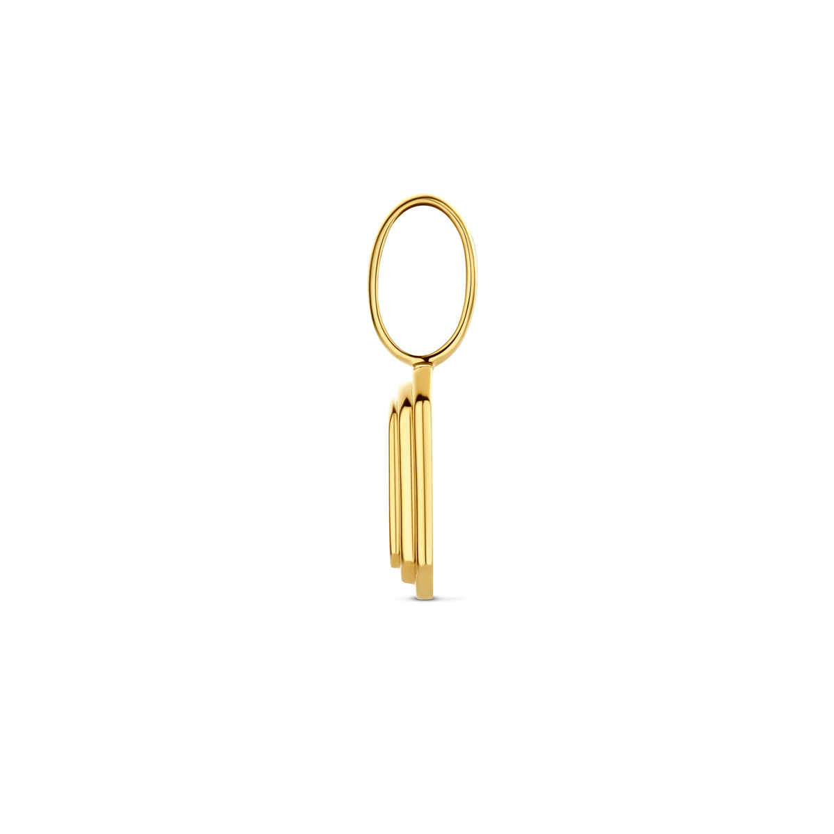 graveerhanger 8 mm 14K geelgoud