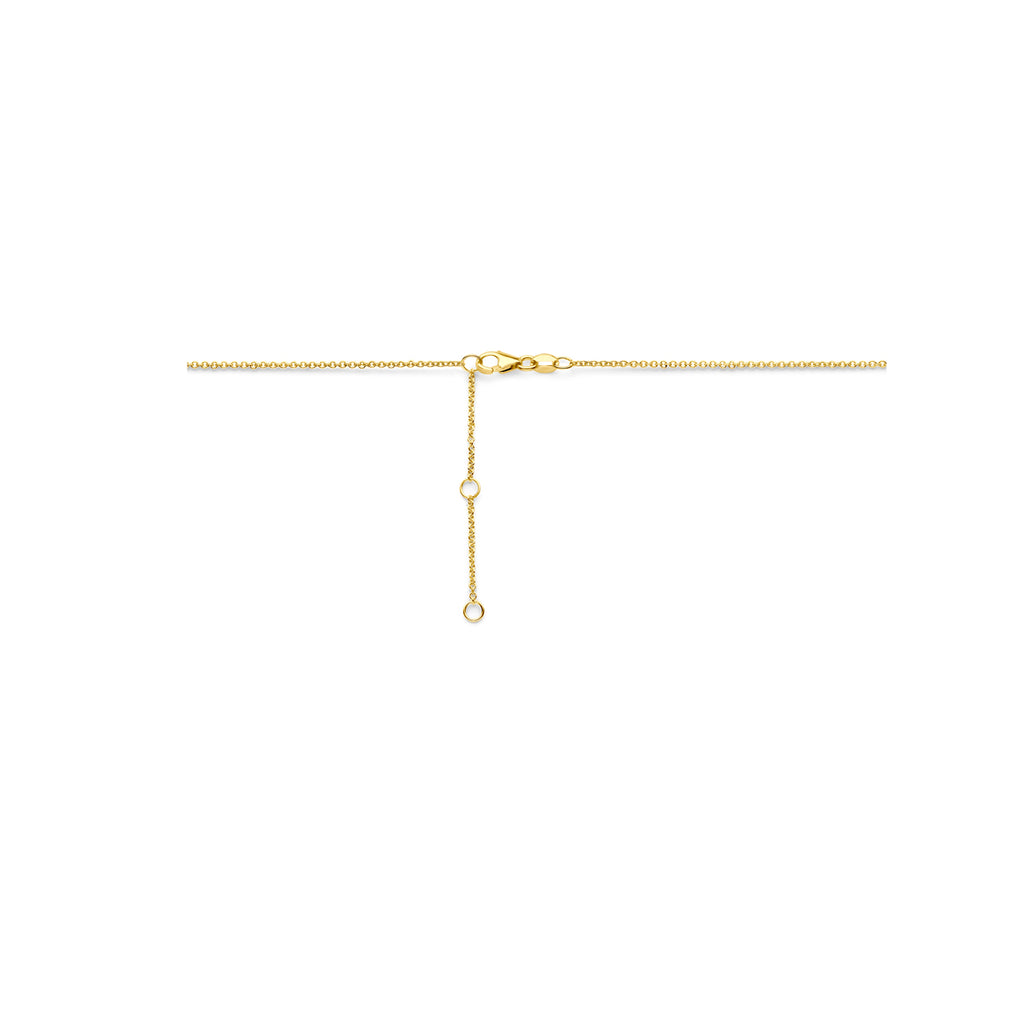 collier rondjes 40 - 42 - 44 cm 14K geelgoud - rondje,bolletje,ringetje,draad