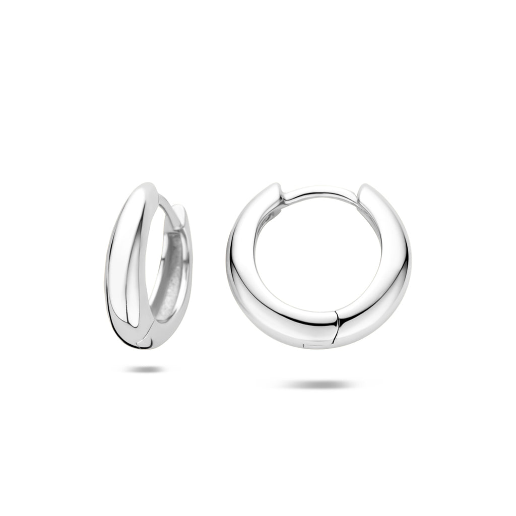 klapoorringen buis 4 mm zilver gerhodineerd