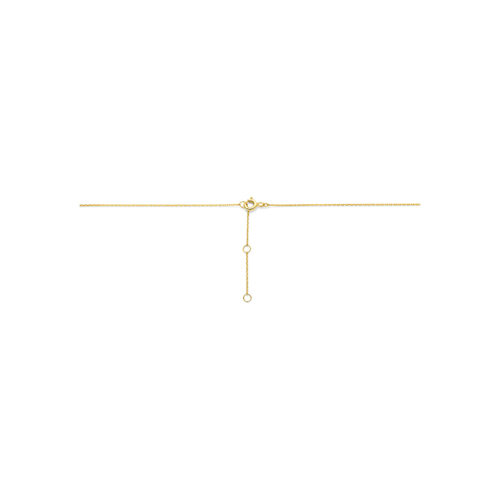 y-collier rondje 40 - 42 - 44 cm 14K geelgoud - rond