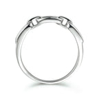 Ringglied Silber rhodiniert